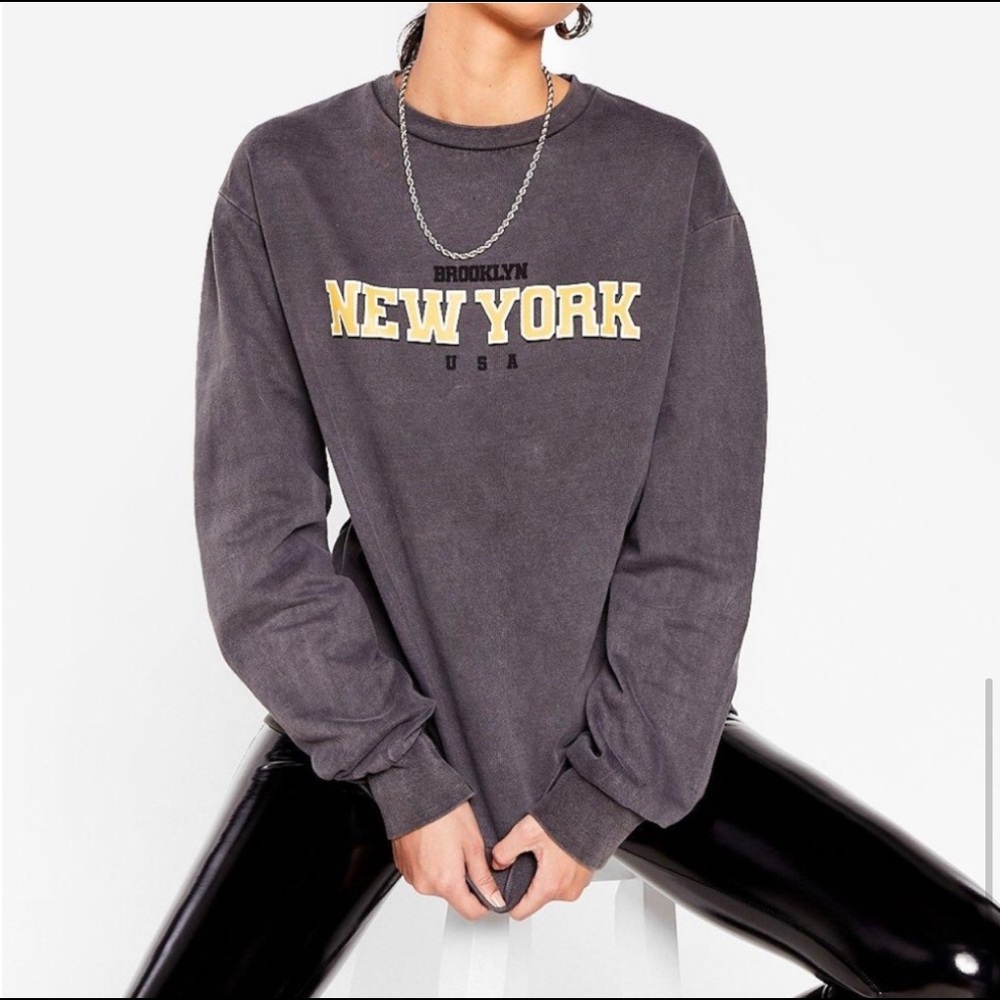 Nasty Gal | New York City Baby Oversized Graphic t